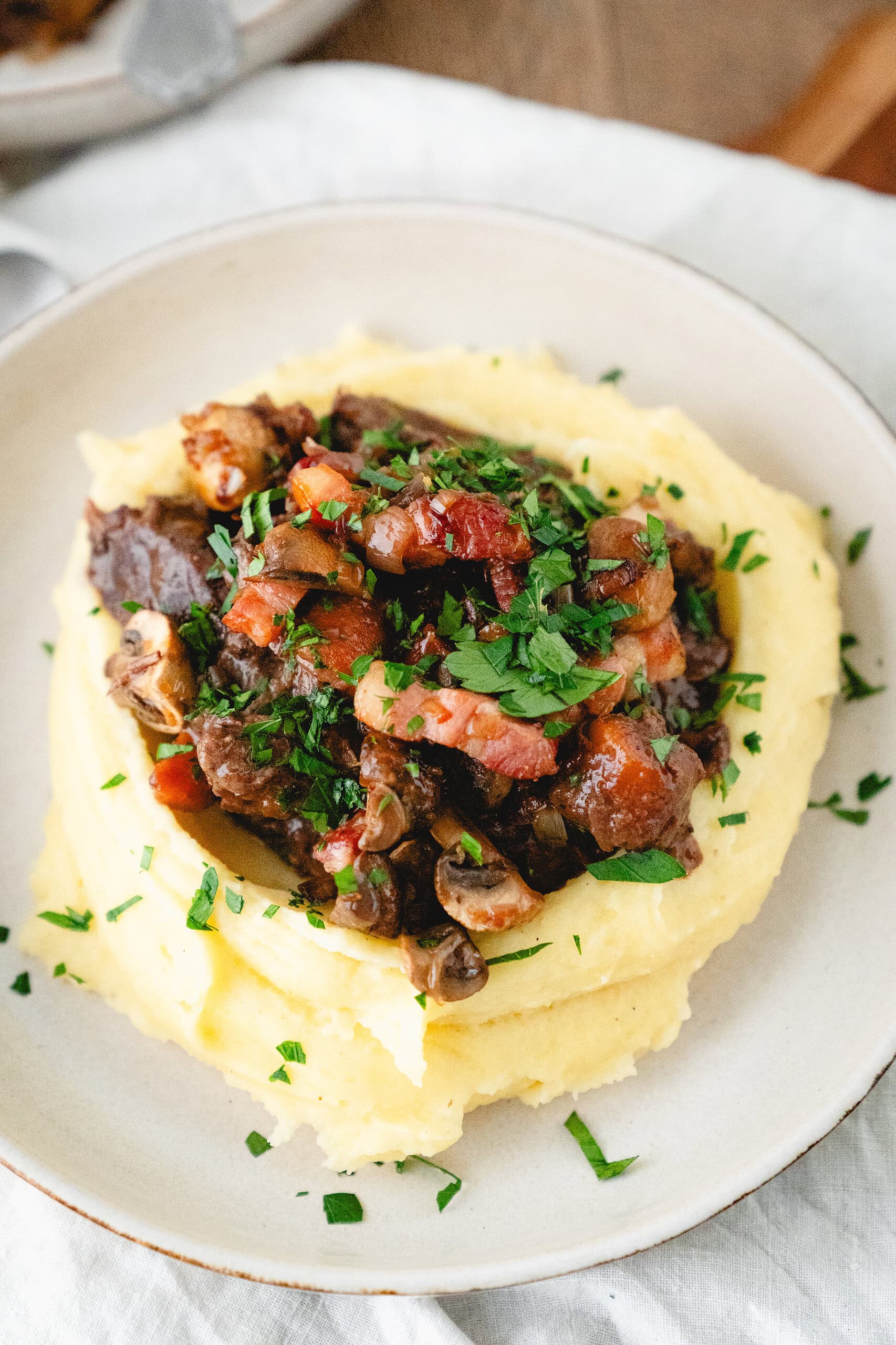 Boeuf Bourguignon nach Jamie Oliver