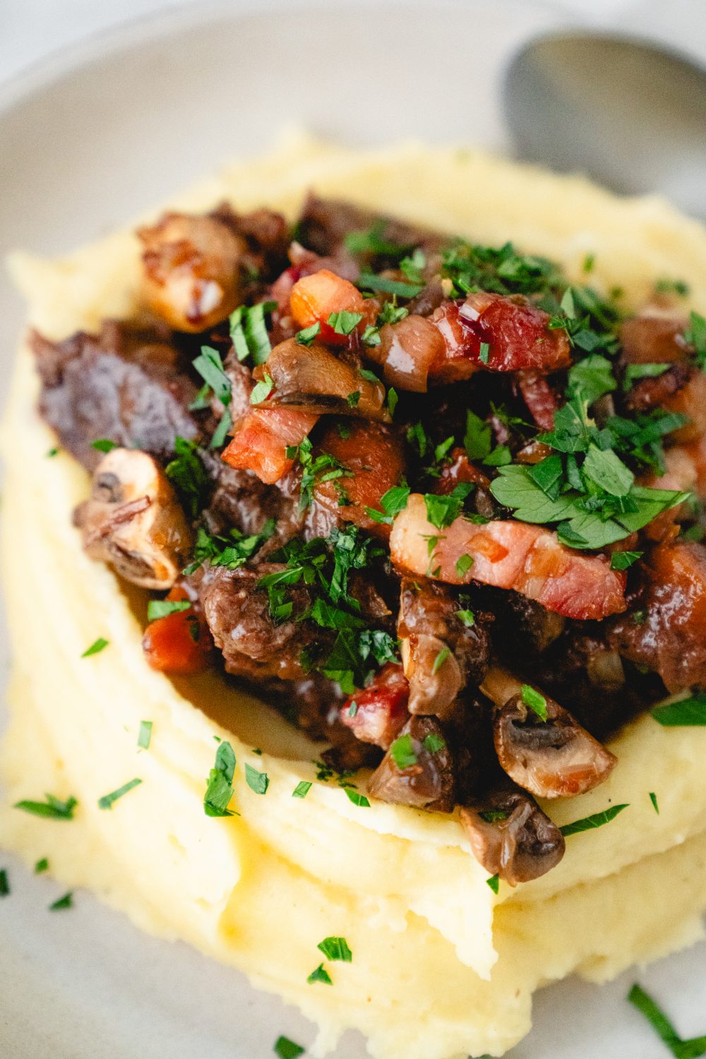 Boeuf Bourguignon nach Jamie Oliver