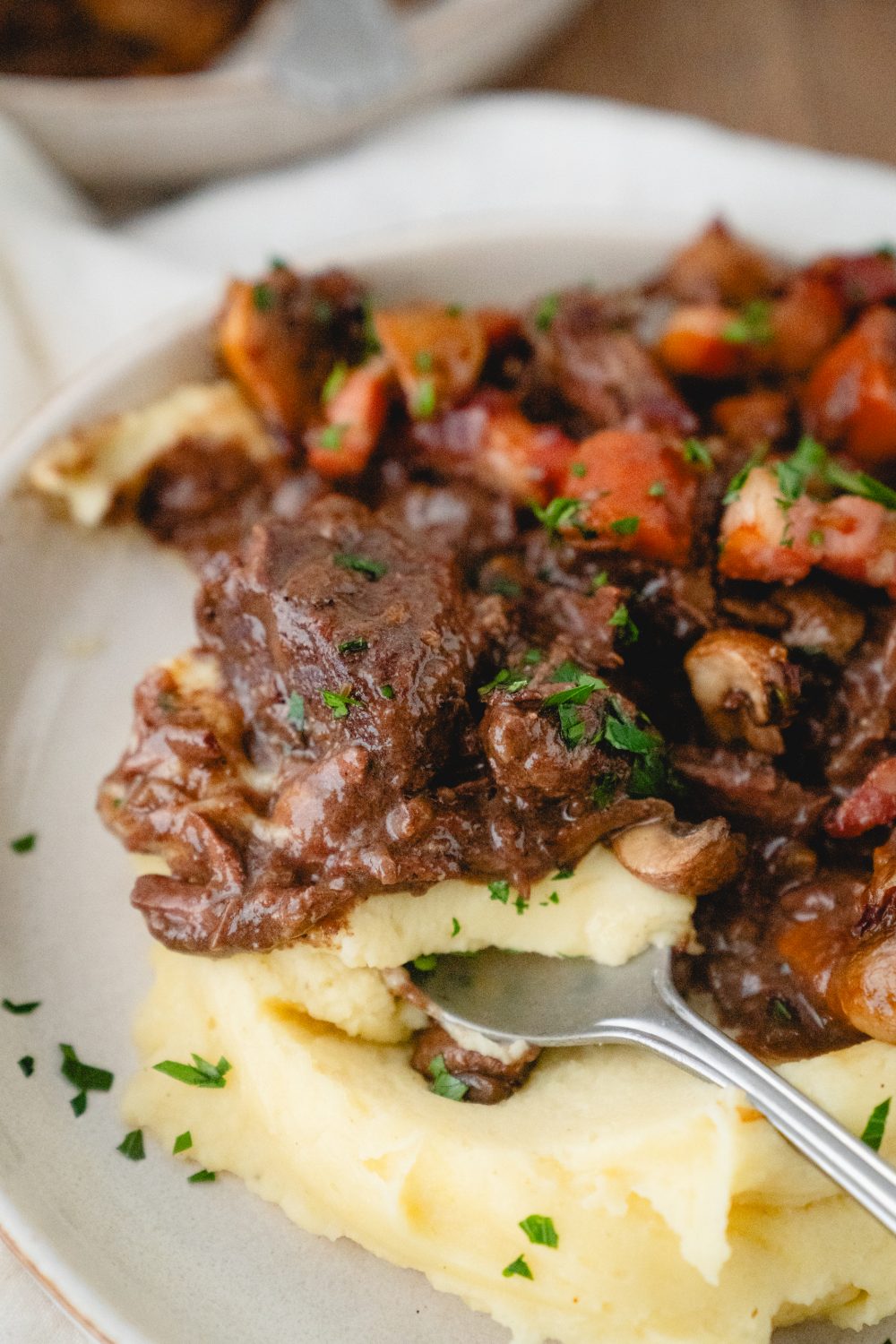 Boeuf Bourguignon nach Jamie Oliver