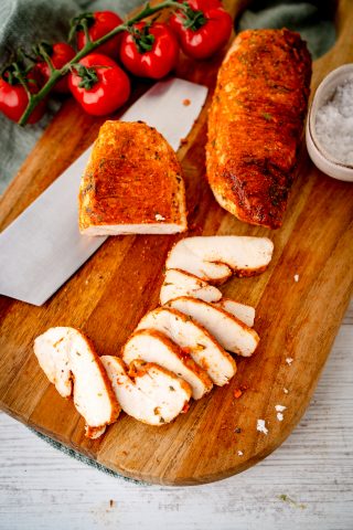 Hähnchenbrustaufschnitt