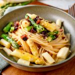 Spargel-Carbonara