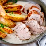 Schweinefilet in Frischkäsesauce