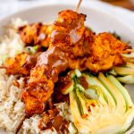 Saté-Spieße aus der Heißluftfritteuse