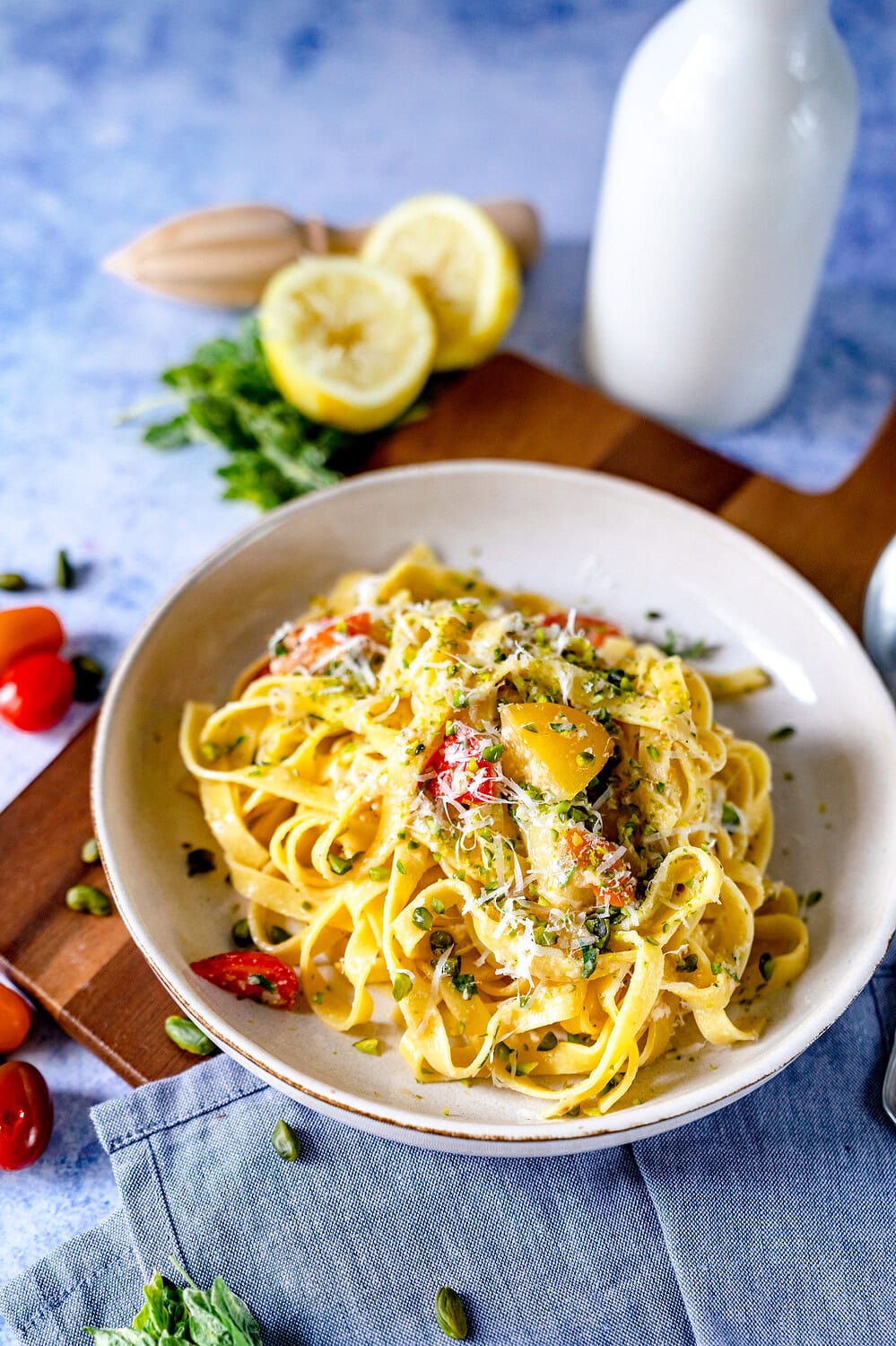 Pasta mit Pistazie