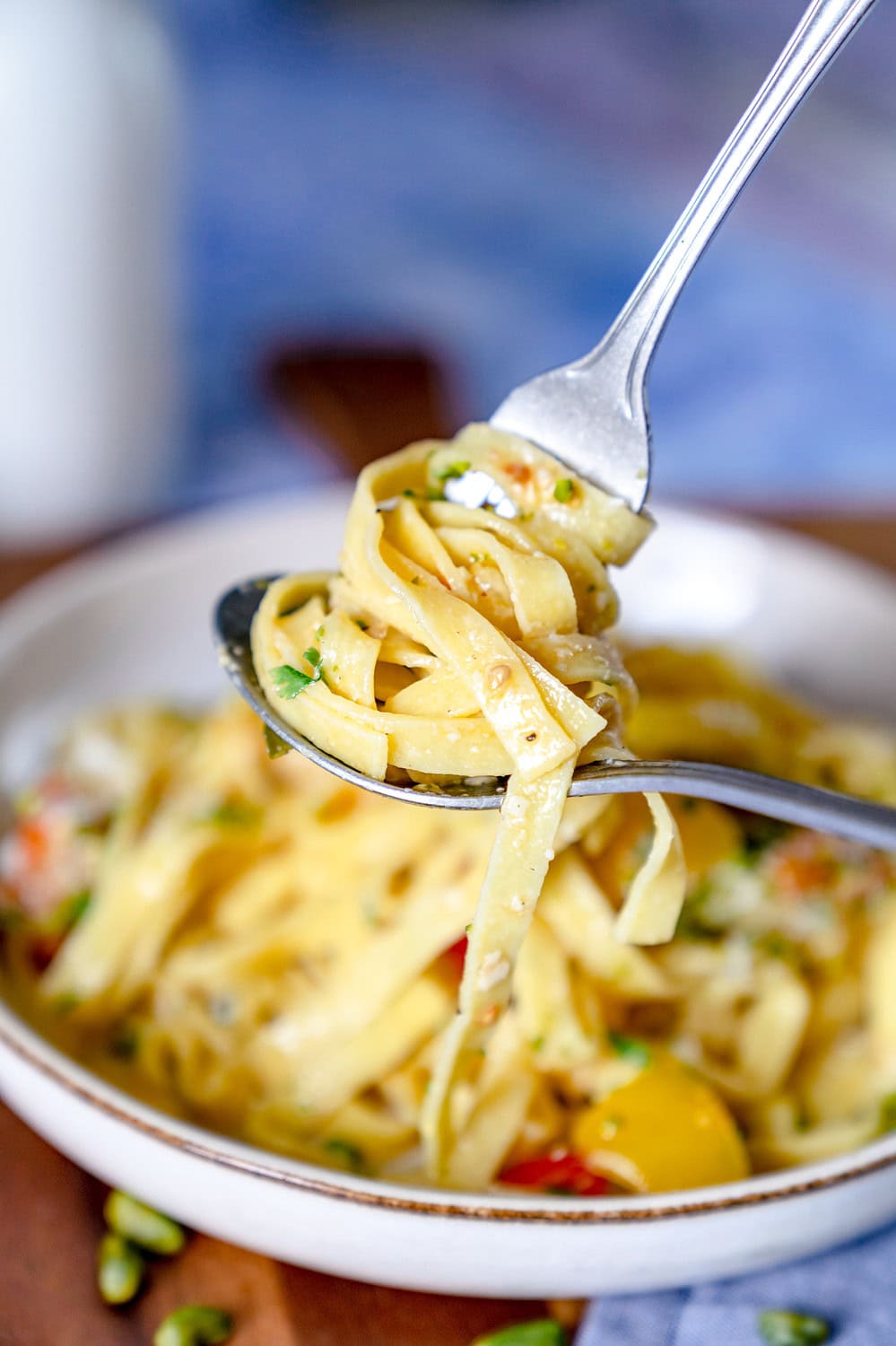 Pasta mit Pistazie