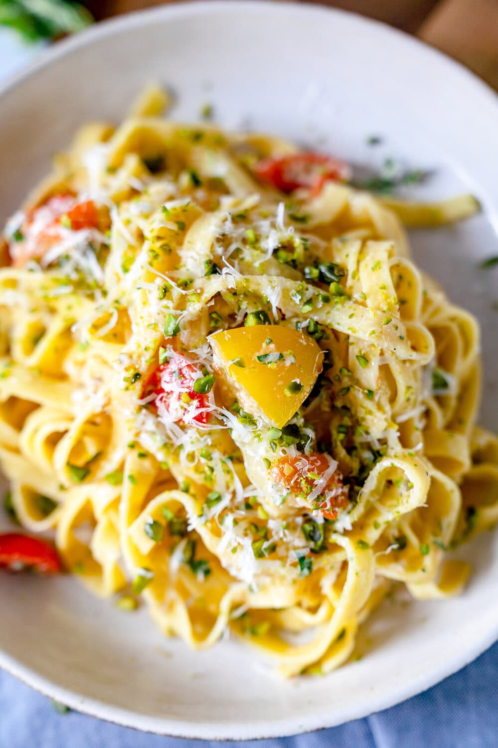 Pasta mit Pistazie