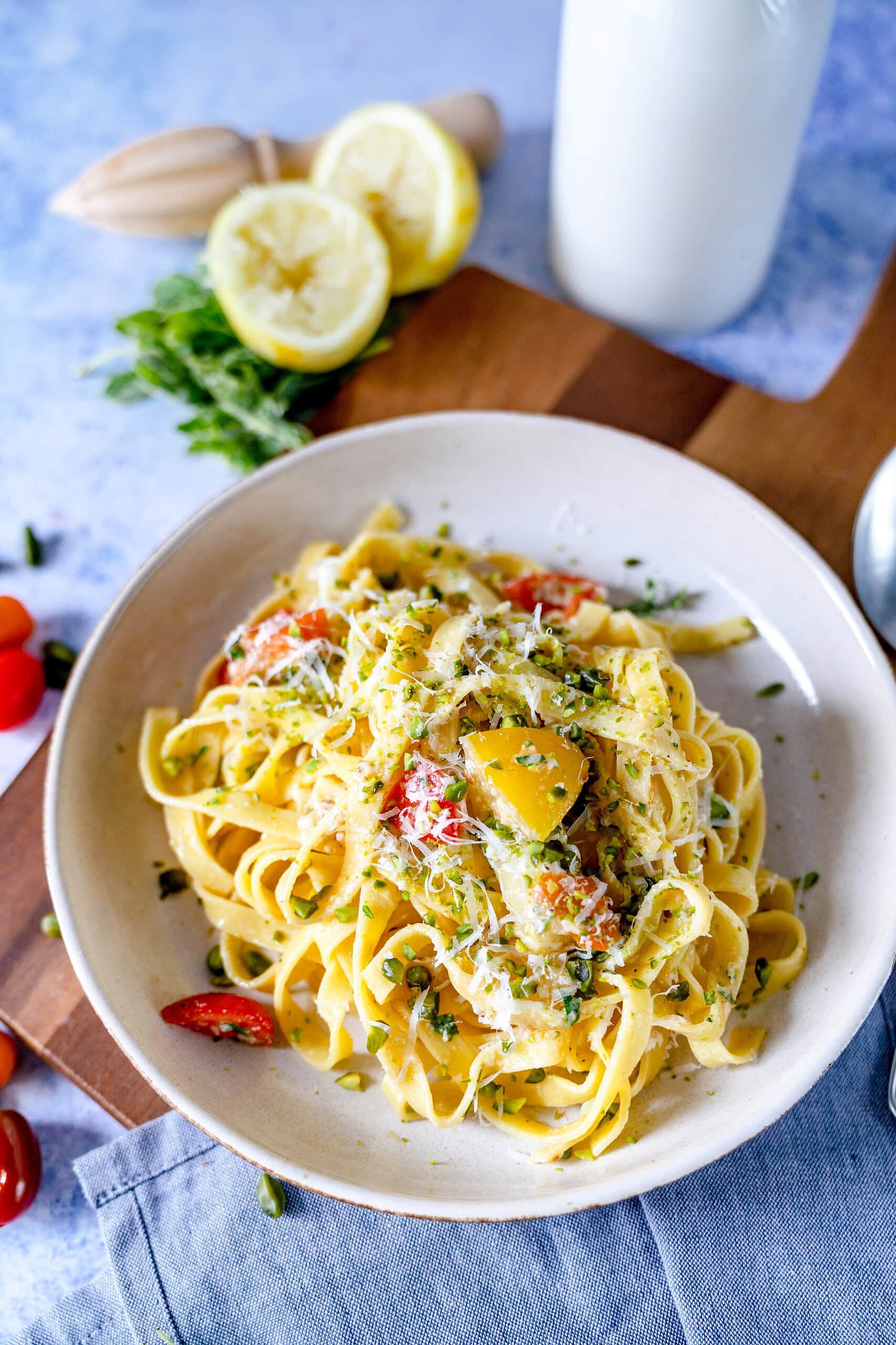 Pasta mit Pistazie