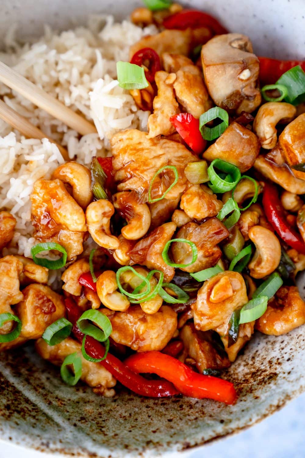 Thai-Hähnchen mit Cashewkernen