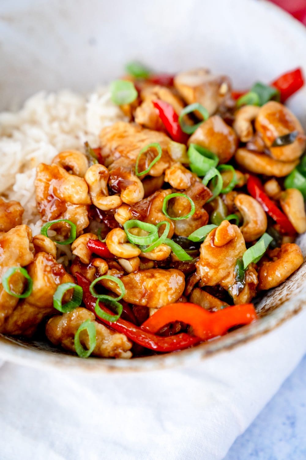 Thai-Hähnchen mit Cashewkernen