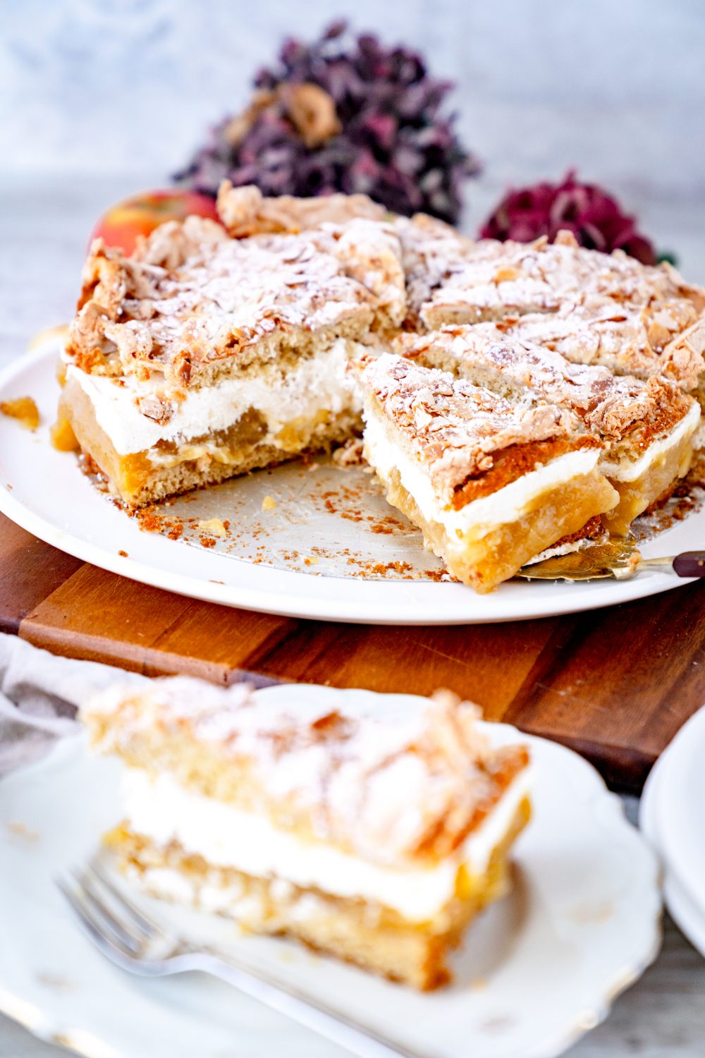 Apfel-Baiser-Torte