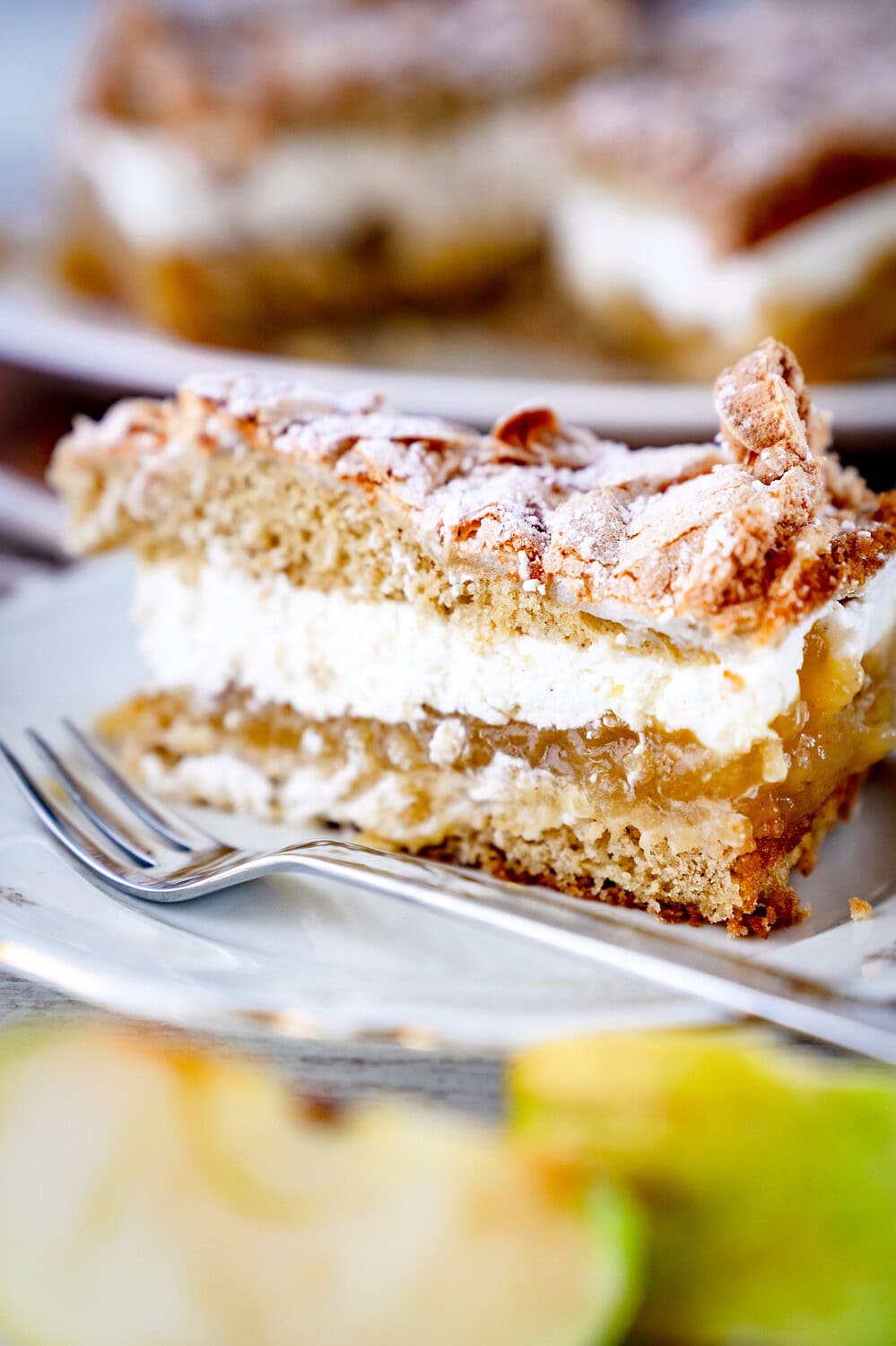 Apfel-Baiser-Torte