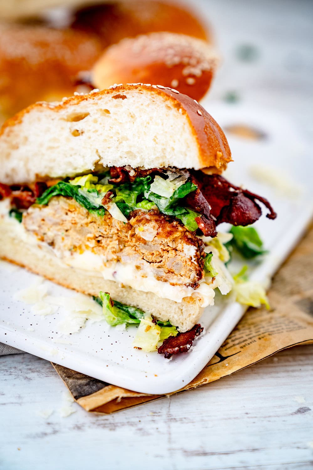 Caesar Chicken Burger