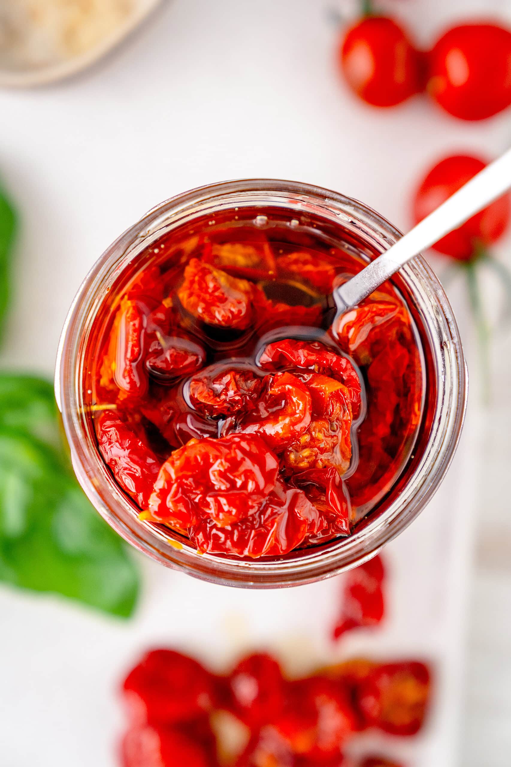 Getrocknete Tomaten aus der Heißluftfritteuse
