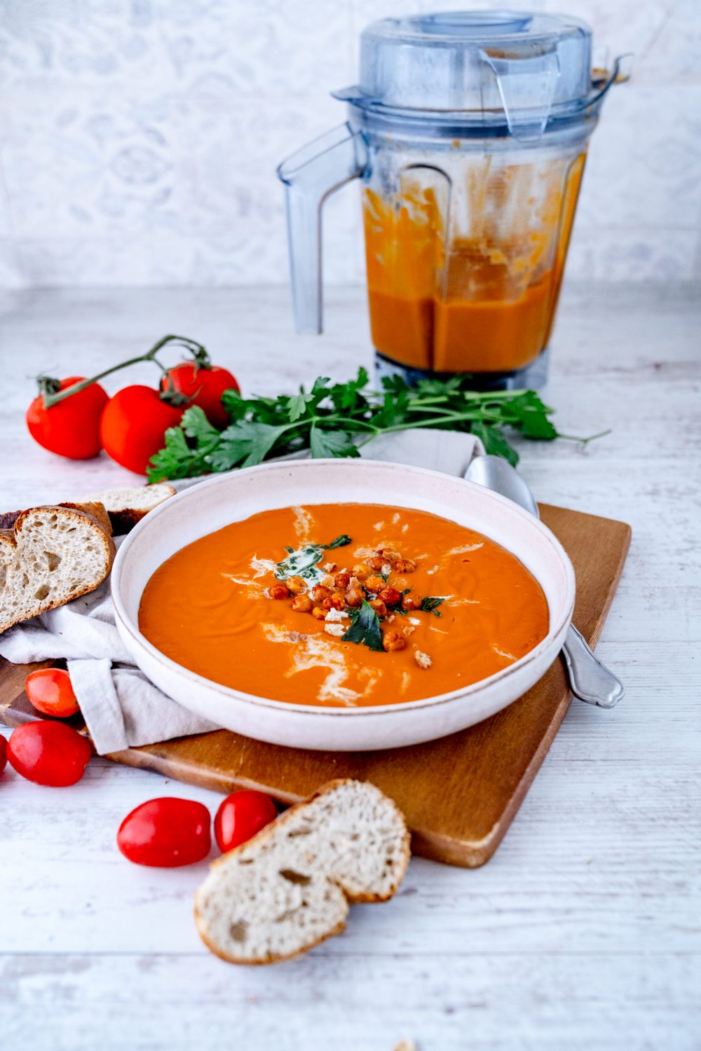 Geröstete Tomatensuppe