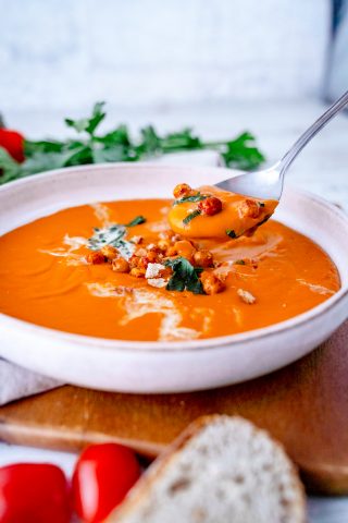 Geröstete Tomatensuppe