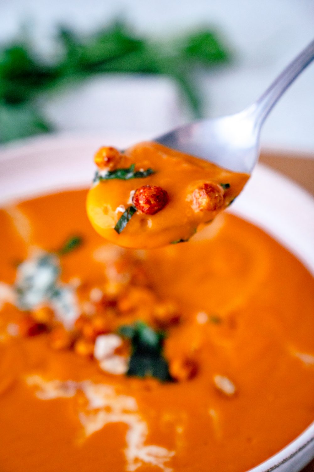 Geröstete Tomatensuppe