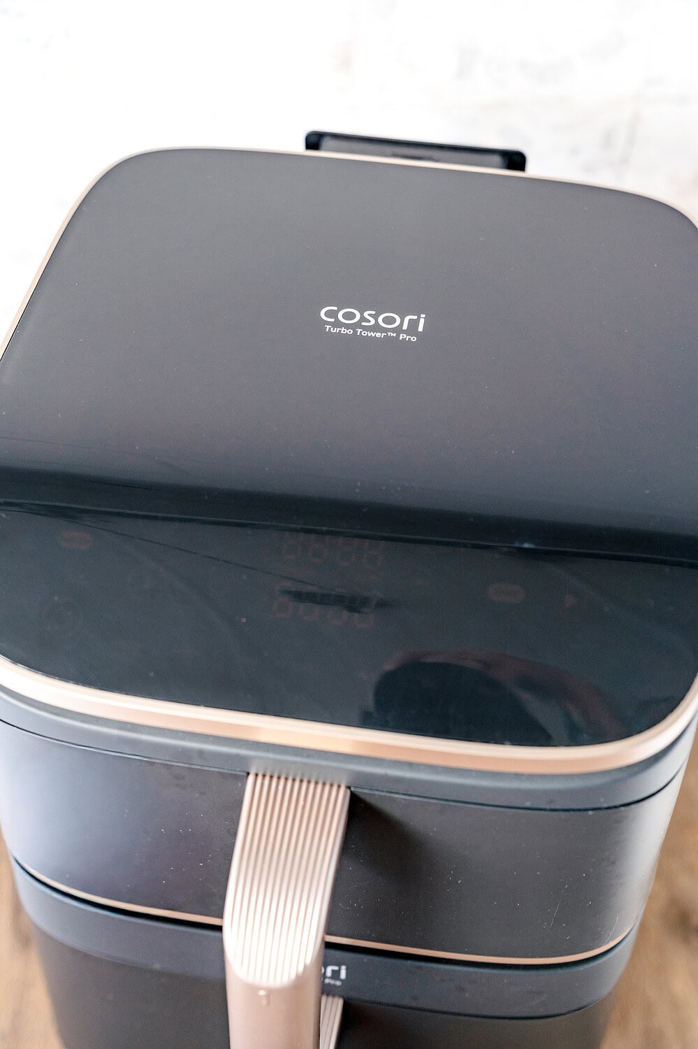 Cosori Turbp Tower Pro in der Sicht von oben