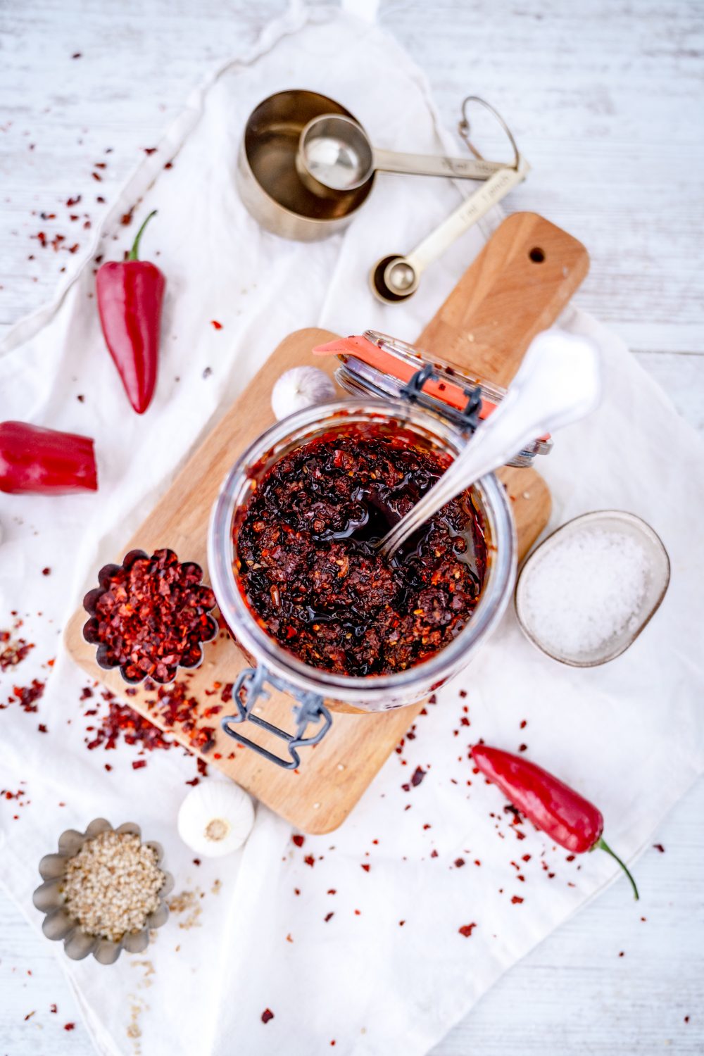 Crispy Chili Knoblauch Öl