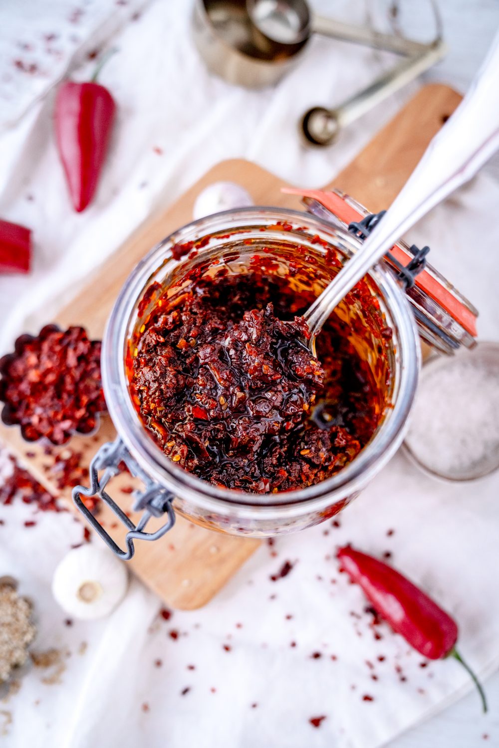 Crispy Chili Knoblauch Öl