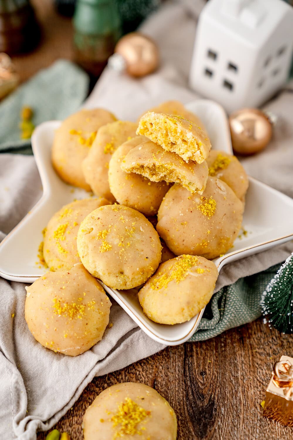 Italienische Pistazienkekse