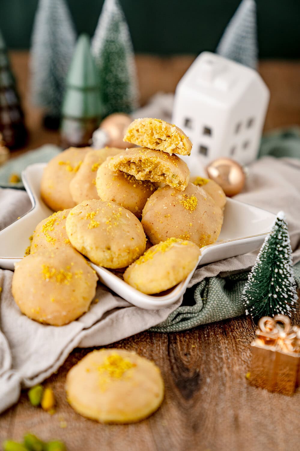 Italienische Pistazienkekse