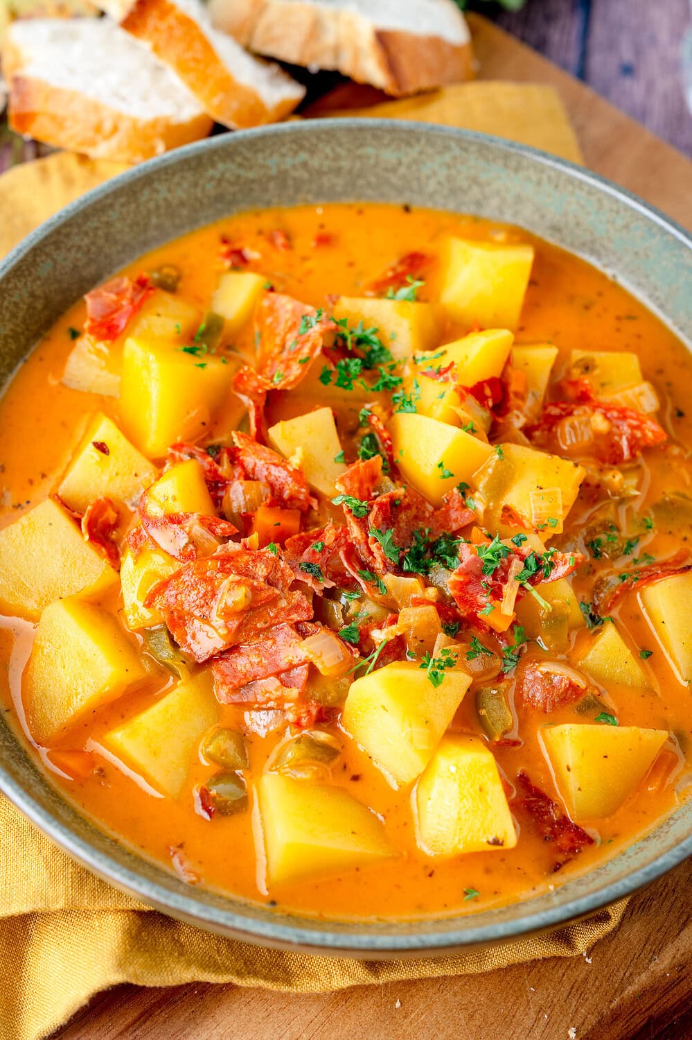 Kartoffelsuppe mit Chorizo