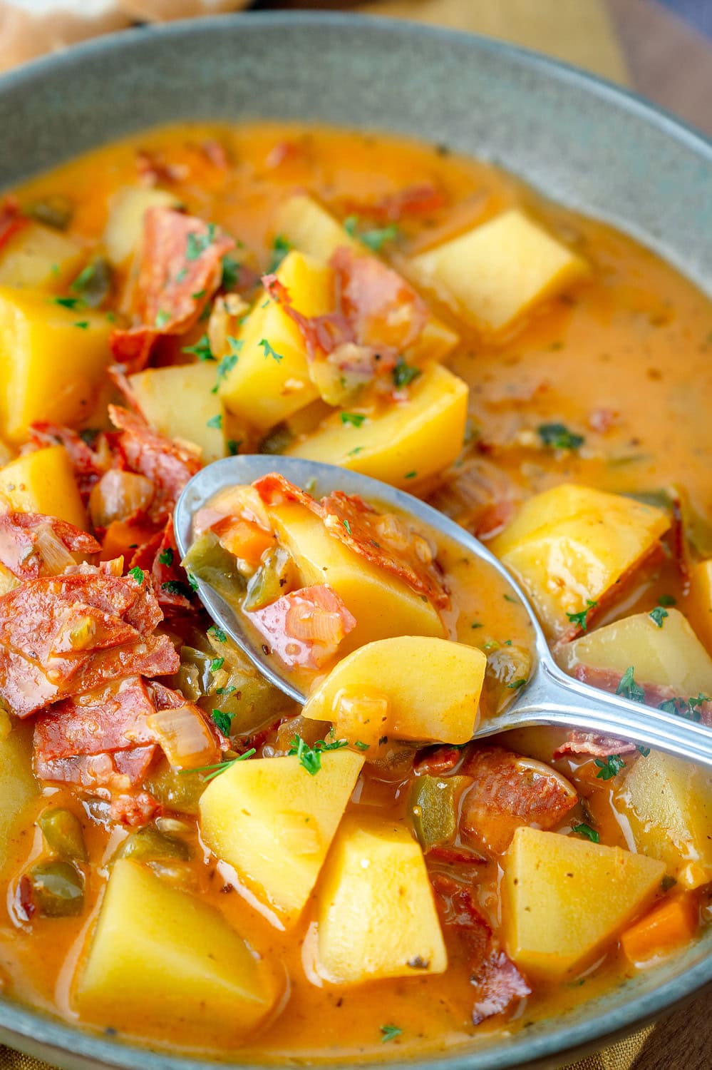 Kartoffelsuppe mit Chorizo