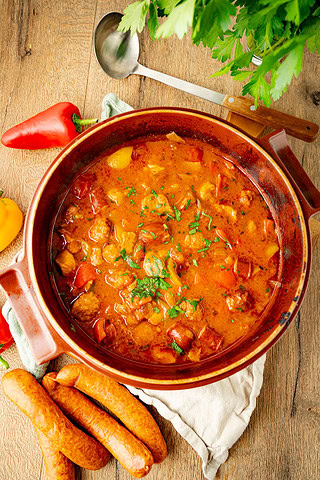 Schaschliktopf mit Mettenden