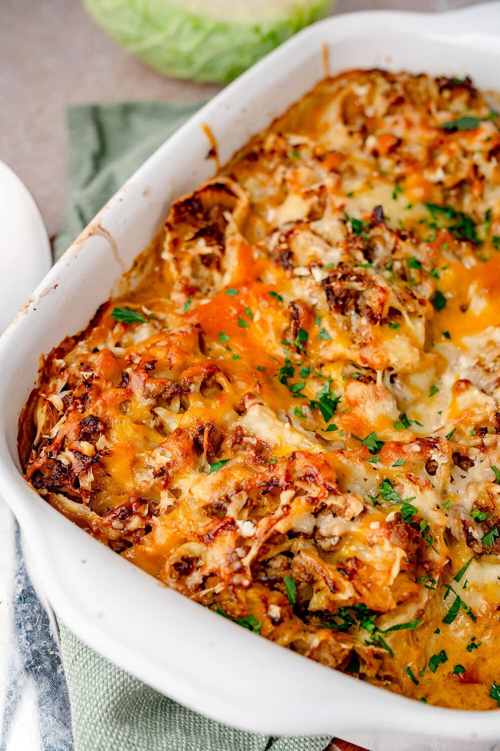 Wirsing-Hackfleisch-Schnecke