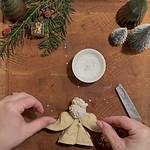 Schneideanleitung Laugengebäck Nikolausstiefel