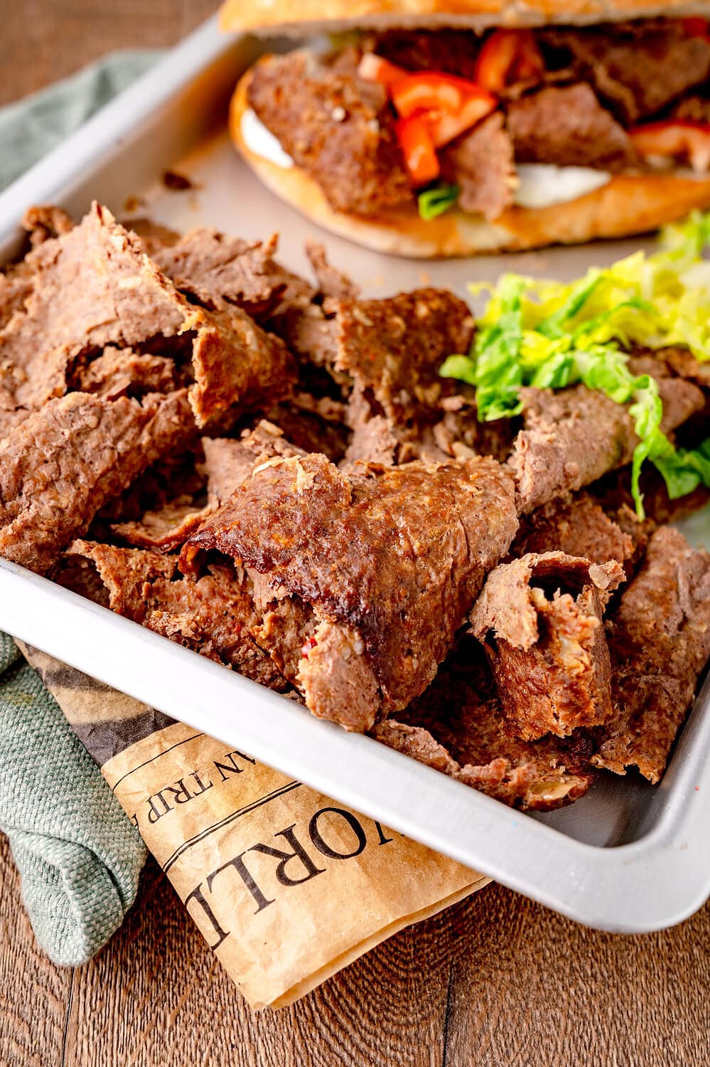 Hauchdünnes Dönerfleisch vom Rind selbst gemacht