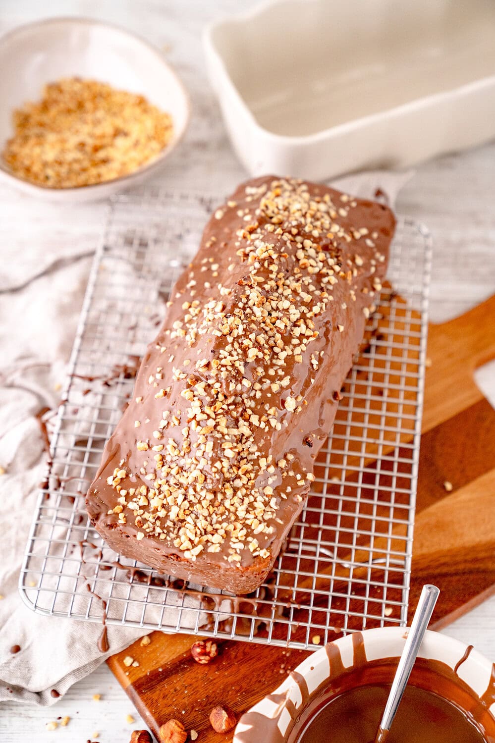 Leckerer Haselnuss-Kuchen, einfaches Rezept, voll im Trend.