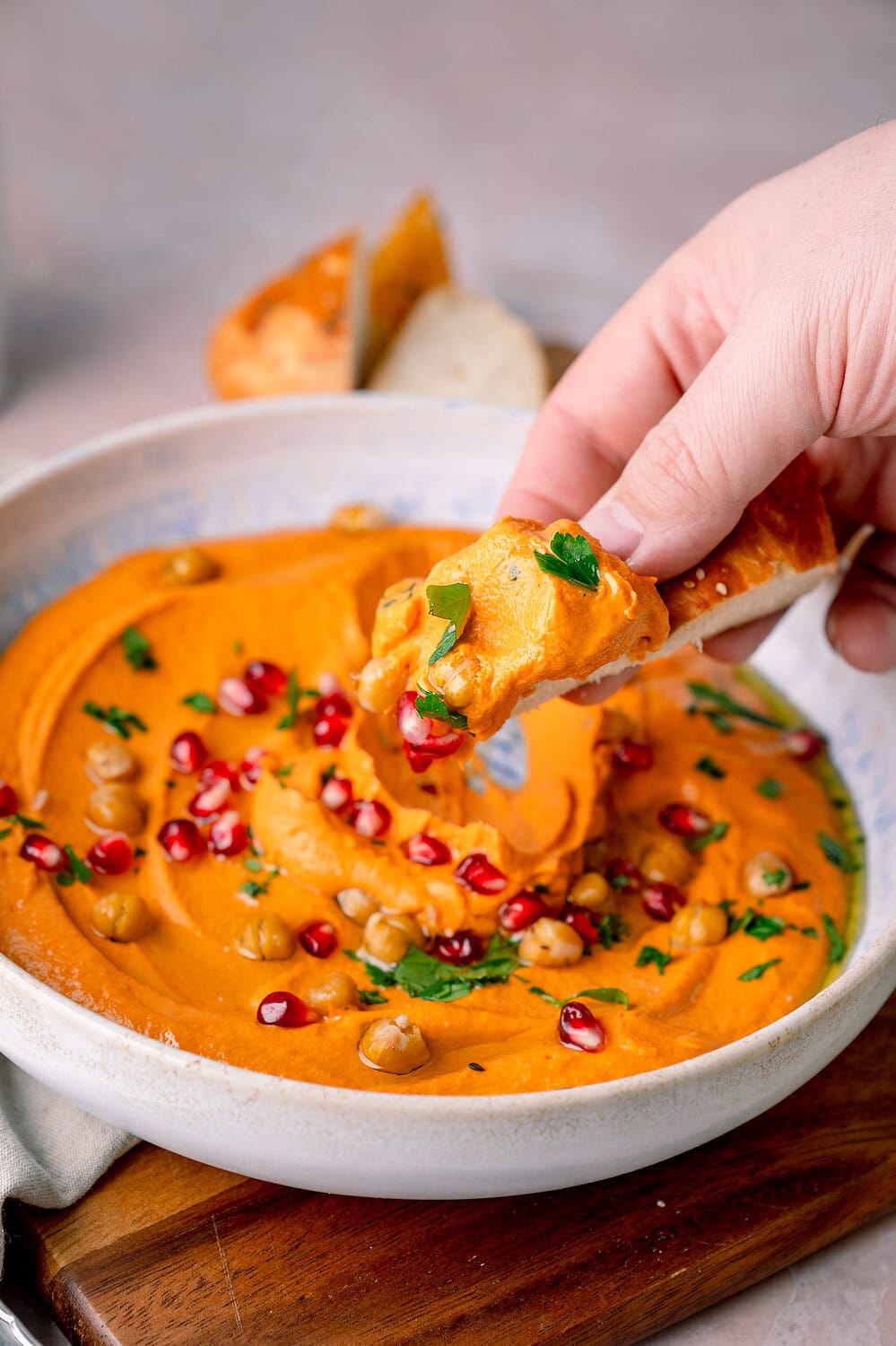 Brot, dass durch Humus gezogen wird