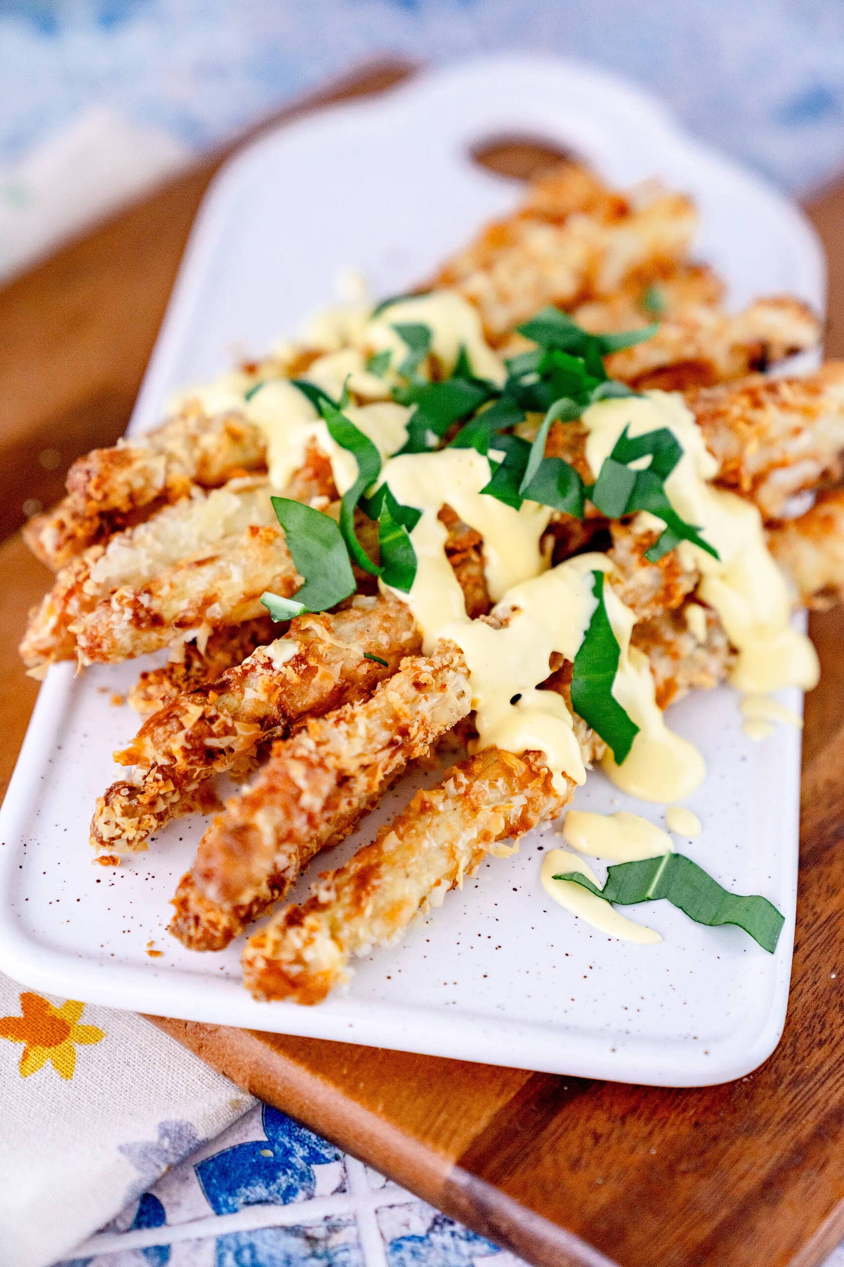 Spargel aus der Heißluftfritteuse