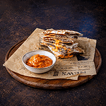 Cheeseburger Quesadillas mit leckerer Burgersauce