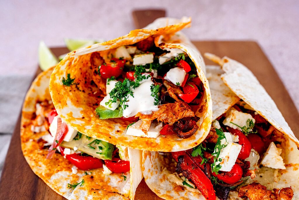 Hähnchen Fajita aus dem Airfryer