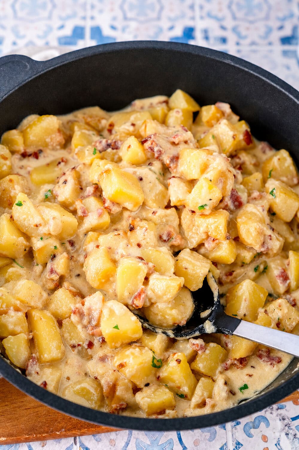 Kartoffel-Carbonara-Pfanne