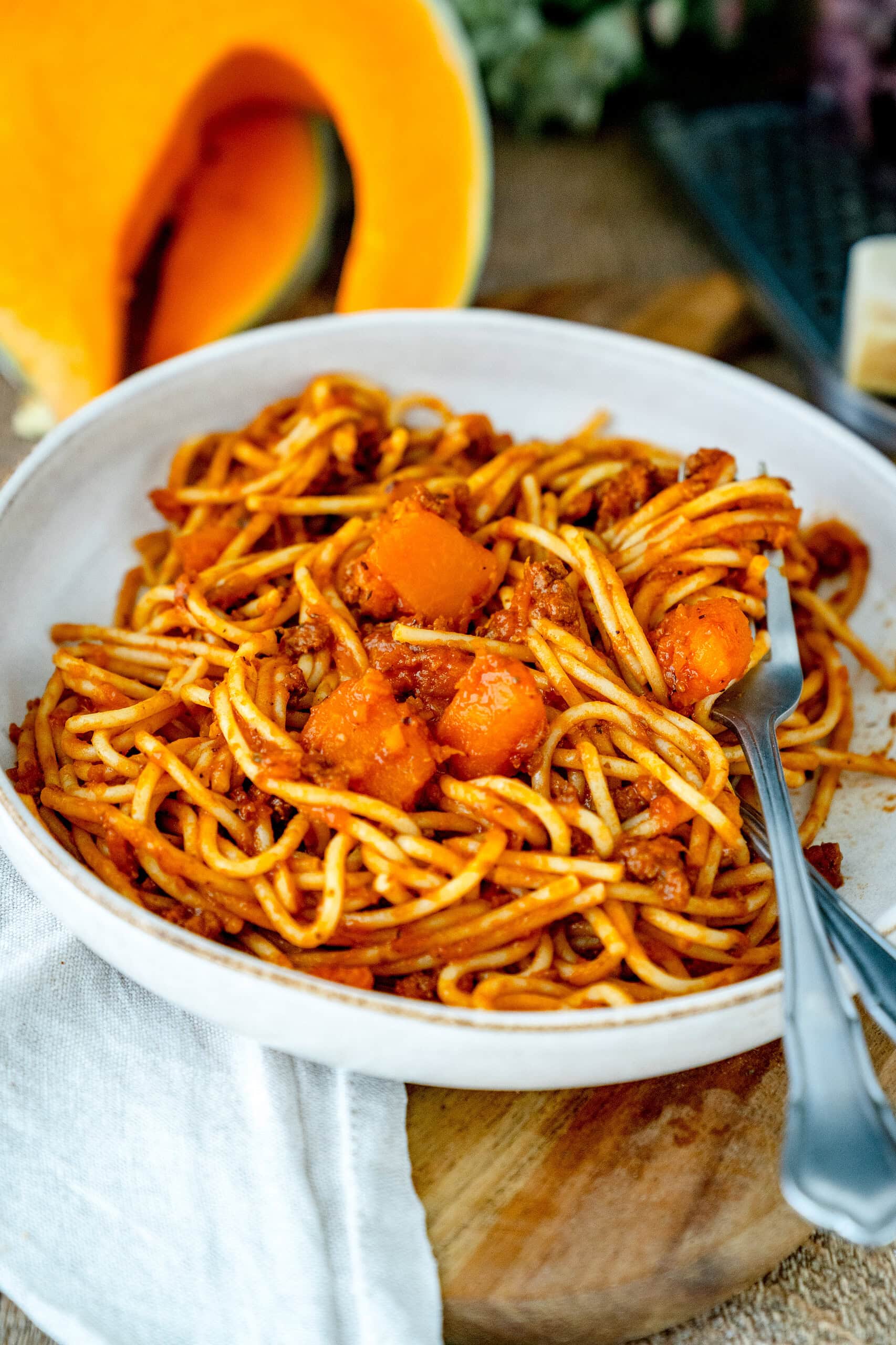 Kürbis Bolognese