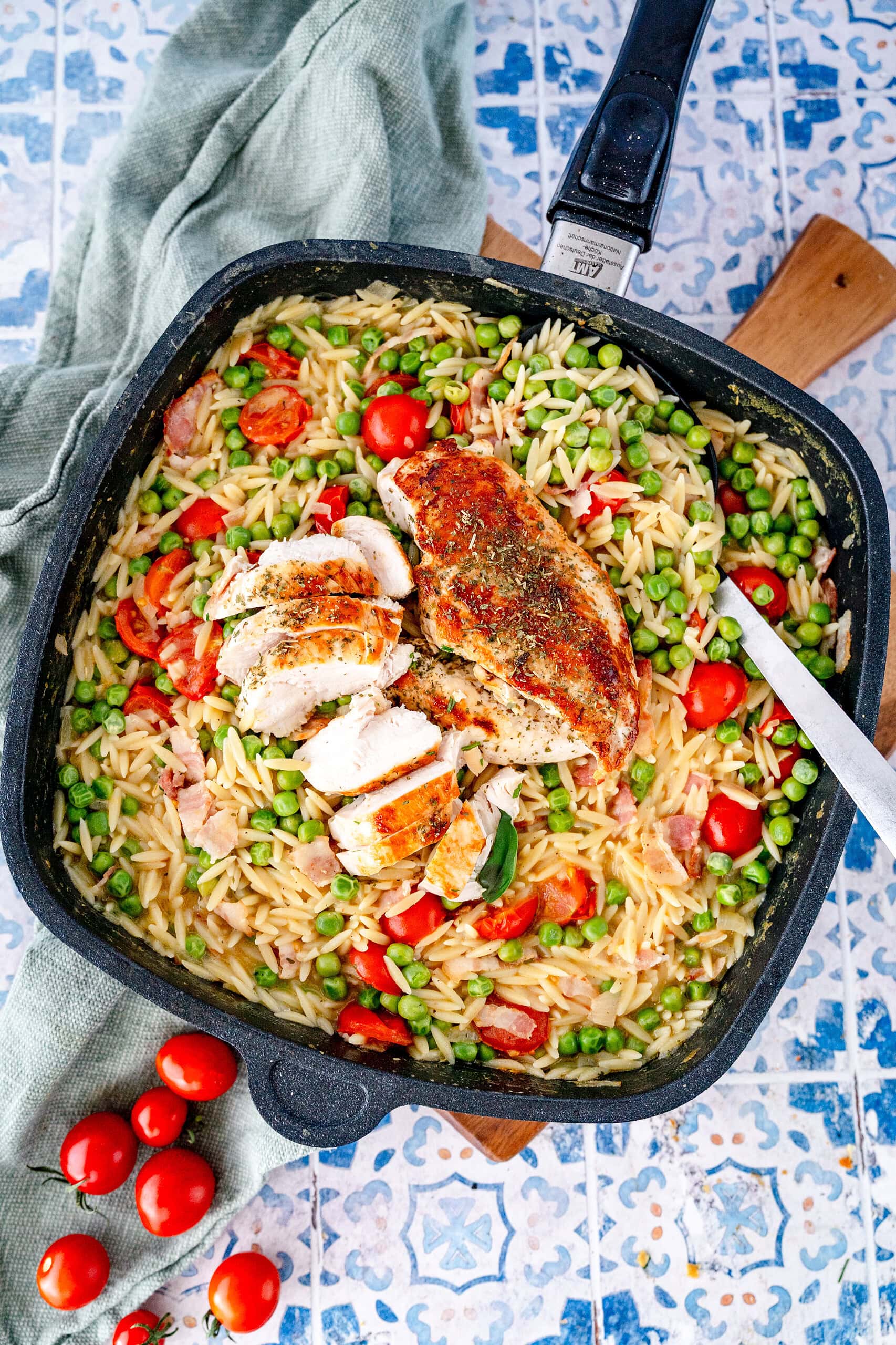Orzo-Pfanne